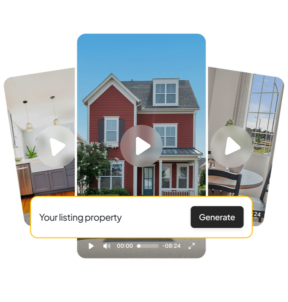 Property listing video generation
